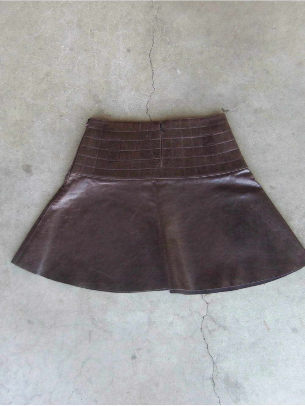 Chanel FW 2002 chocolate bar skirt